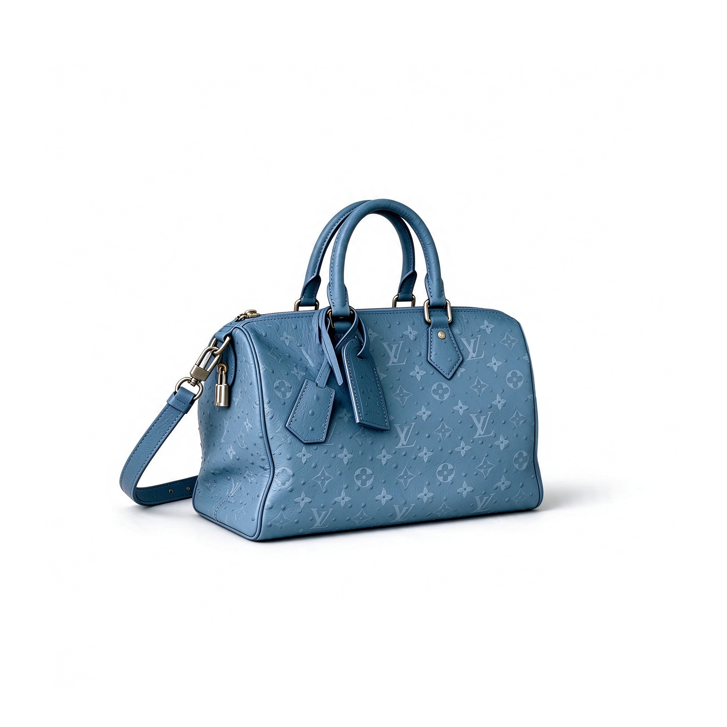 l0vis Vvtt0n master speedy p9 bandouliÈre 30 ostrich embossed m24426 (30*21*17cm)